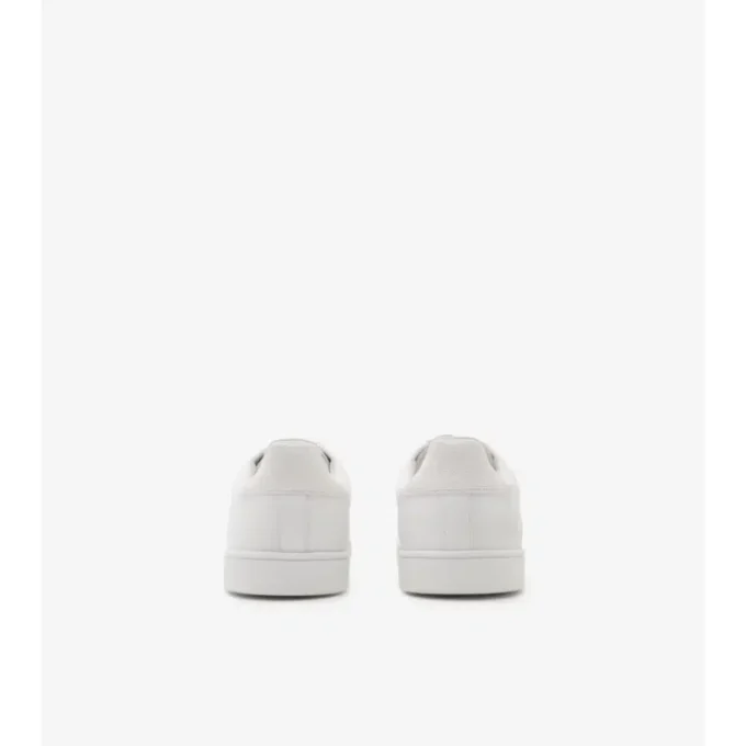 Sneakers Set in pelle goffrata a quadri 