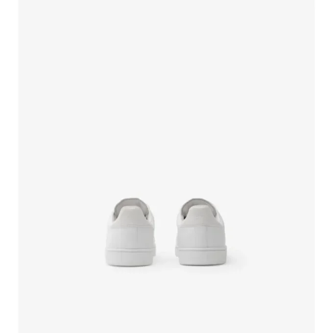 Sneakers Set in pelle goffrata a quadri 