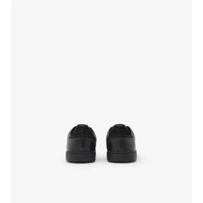 Sneakers Set in pelle goffrata a quadri 