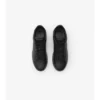 Sneakers Set in pelle goffrata a quadri 