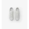 Sneakers Set in pelle goffrata a quadri 