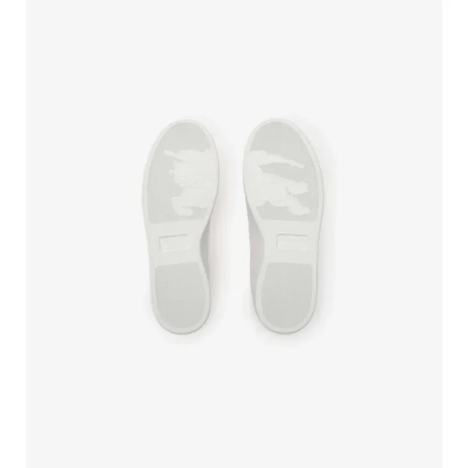 Sneakers Set in pelle goffrata a quadri 