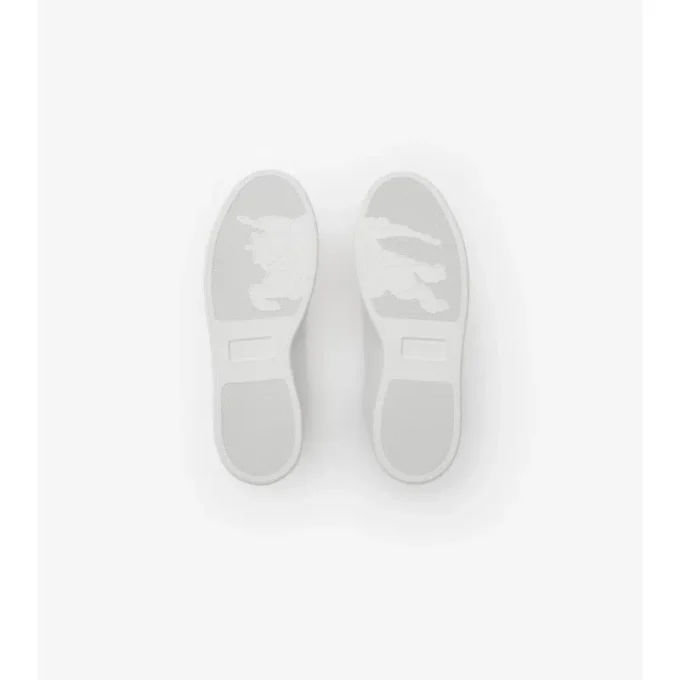 Sneakers Set in pelle goffrata a quadri 