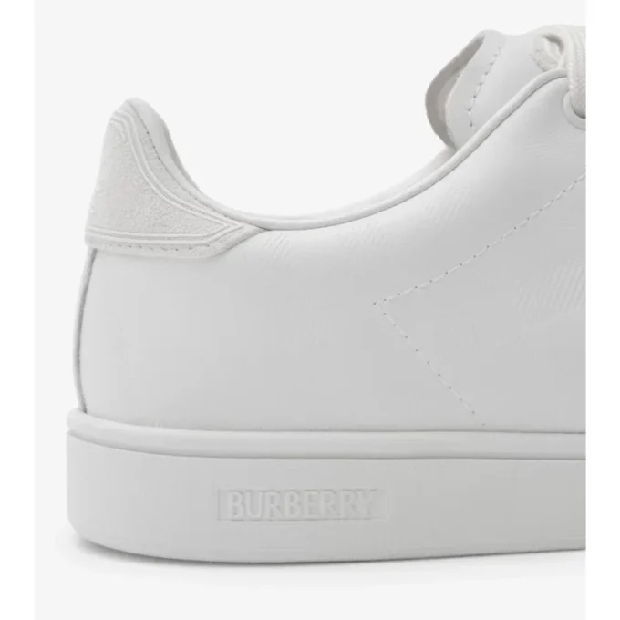 Sneakers Set in pelle goffrata a quadri 