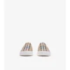 Sneakers slip-on in cotone a quadri