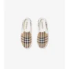 Sneakers slip-on in cotone a quadri