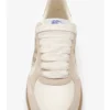 Sneakers Terrace in pelle, pelle scamosciata e motivo a quadri
