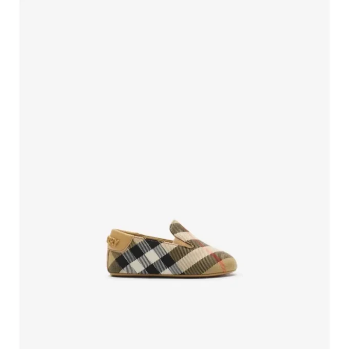 Stivaletti in misto nylon a quadri