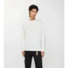 T-shirt a maniche lunghe in cotone con logo gotico