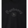 T-shirt a maniche lunghe in cotone con logo gotico