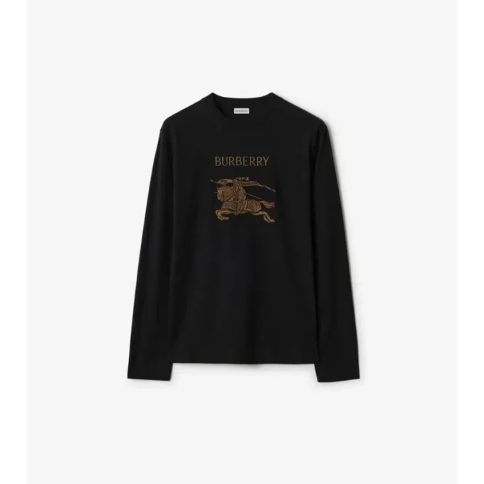 T-shirt a maniche lunghe in cotone EKD