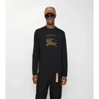T-shirt a maniche lunghe in cotone EKD