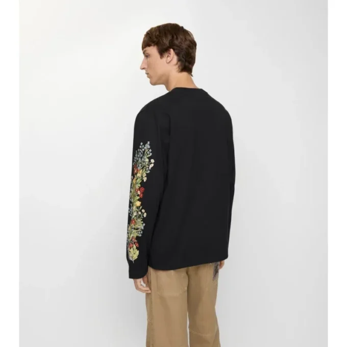 T-shirt a maniche lunghe in cotone Forest