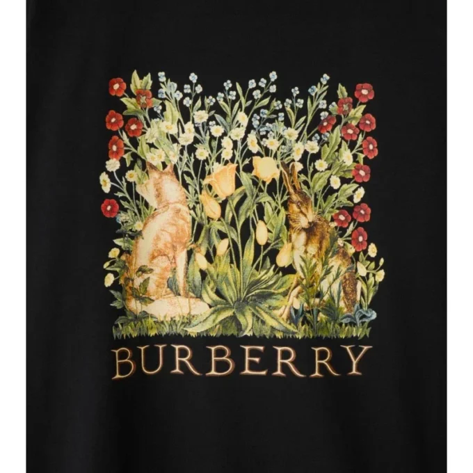 T-shirt a maniche lunghe in cotone Forest