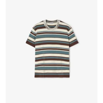 T-shirt a righe in misto lana