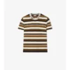 T-shirt a righe in misto lana