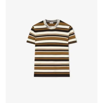 T-shirt a righe in misto lana