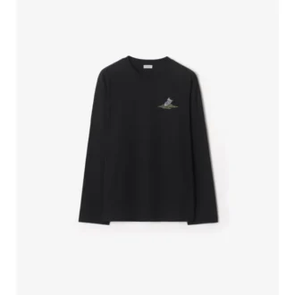 T-shirt in cotone a maniche lunghe Sleeping Knight
