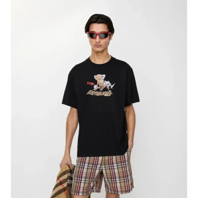 T-shirt in cotone Beach Knight