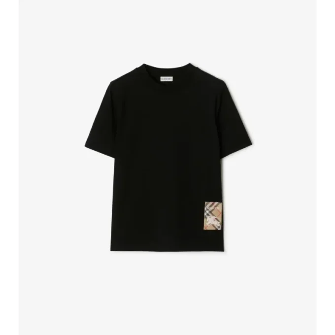 T-shirt in cotone Check Label