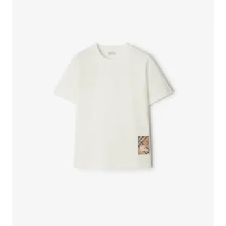 T-shirt in cotone Check Label
