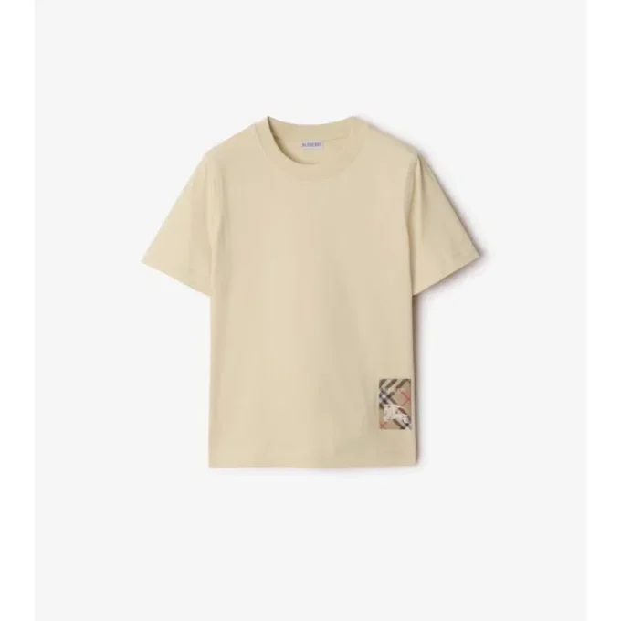 T-shirt in cotone Check Label