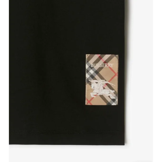 T-shirt in cotone Check Label