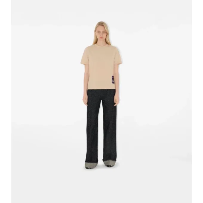 T-shirt in cotone Check Label