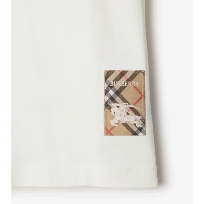 T-shirt in cotone Check Label