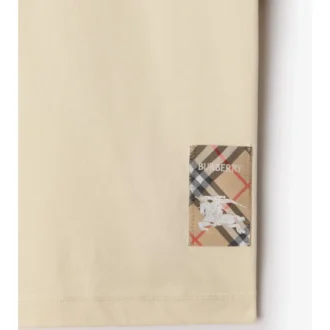 T-shirt in cotone Check Label