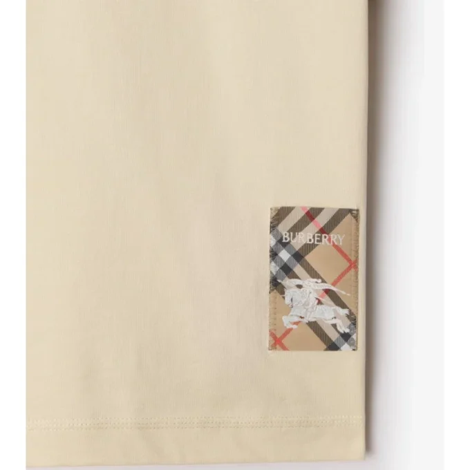 T-shirt in cotone Check Label