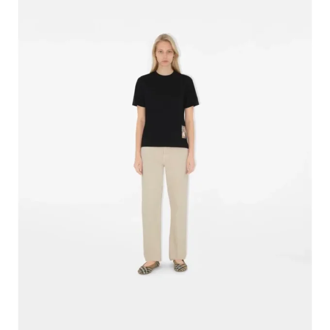 T-shirt in cotone Check Label