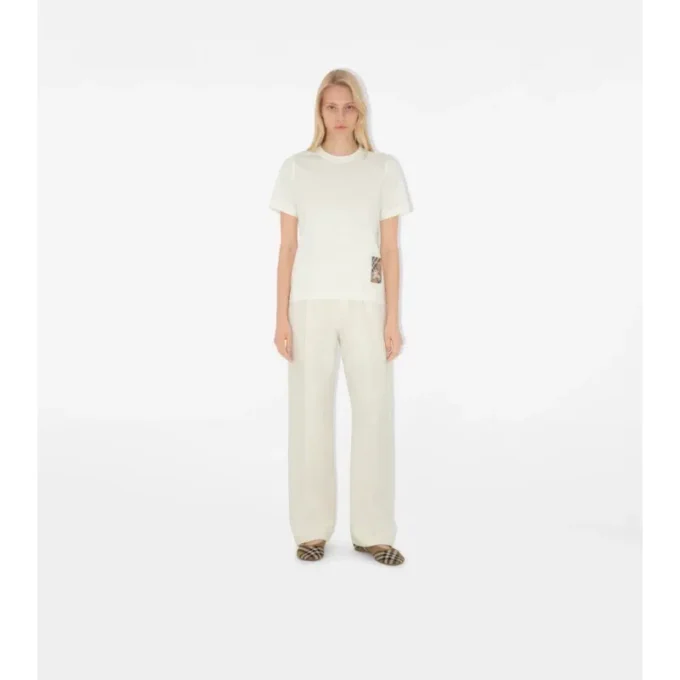 T-shirt in cotone Check Label