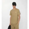 T-shirt in cotone con bordi a quadri