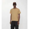 T-shirt in cotone con bordi a quadri