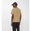 T-shirt in cotone con bordi a quadri