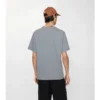 T-shirt in cotone con bordi a quadri