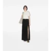 T-shirt in cotone con bordi a quadri