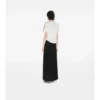 T-shirt in cotone con bordi a quadri