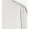 T-shirt in cotone con bordi a quadri