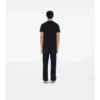 T-shirt in cotone con etichetta a quadri