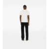 T-shirt in cotone con etichetta a quadri