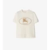 T-shirt in cotone con Knight Stamp