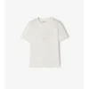 T-shirt in cotone con Knight Stamp