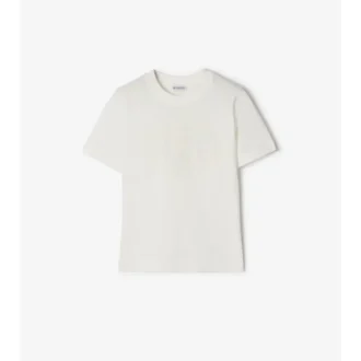 T-shirt in cotone con Knight Stamp