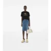 T-shirt in cotone con Knight Stamp