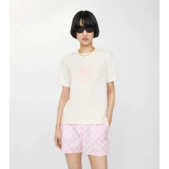 T-shirt in cotone con Knight Stamp