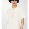 T-shirt in cotone con Knight Stamp