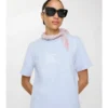 T-shirt in cotone con Knight Stamp