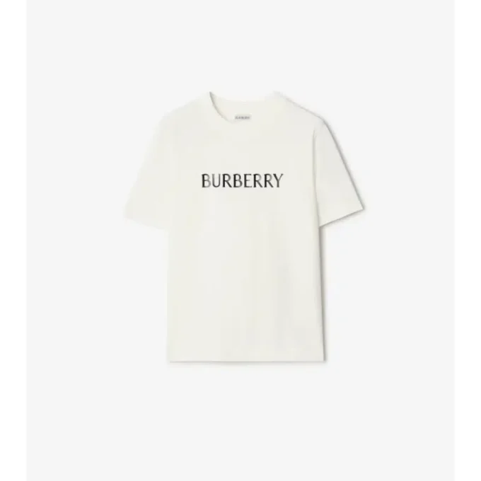 T-shirt in cotone con logo